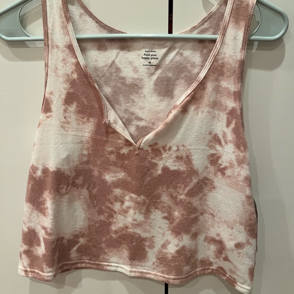 gilly hicks relaxed cropped tank